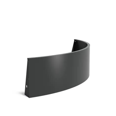 Mur de soutènement 600 courbe Aluminium