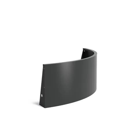 Mur de soutènement 600 courbe Aluminium