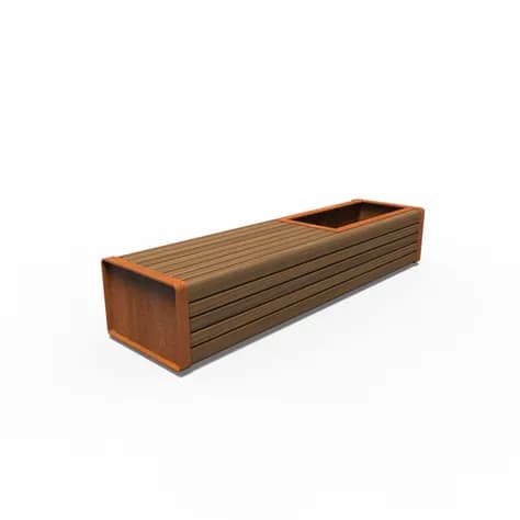 STORR avec canapé simple Acier corten