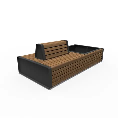 STORR avec double banc Aluminium