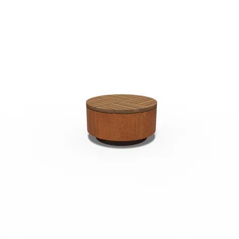 AROS ronde Acier corten