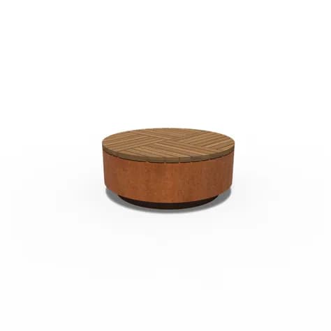 AROS ronde Acier corten