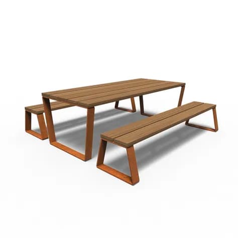 MIO set de pique-nique Acier corten