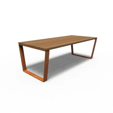 MIO Les Table Acier corten