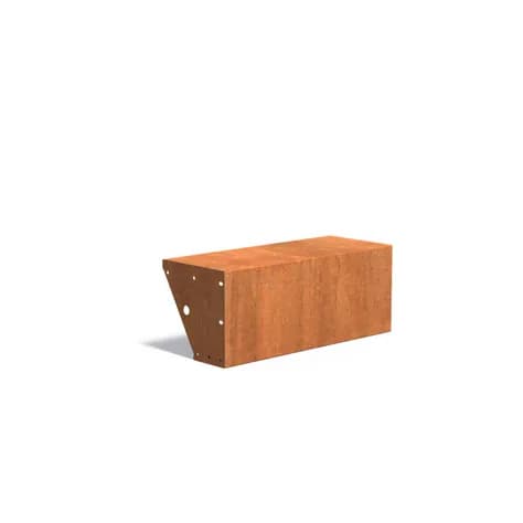 Murs de soutènement 400 avec large bord supérieur droit
