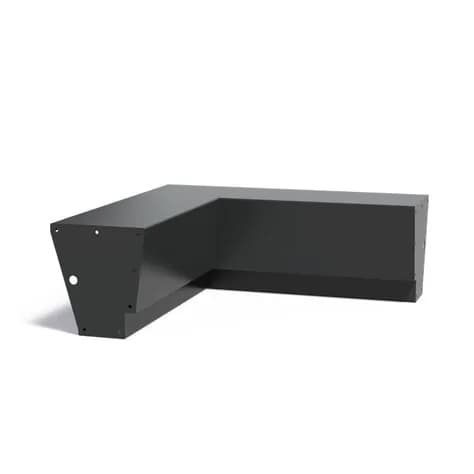 Mur de soutènement 500 Revert angle Aluminium