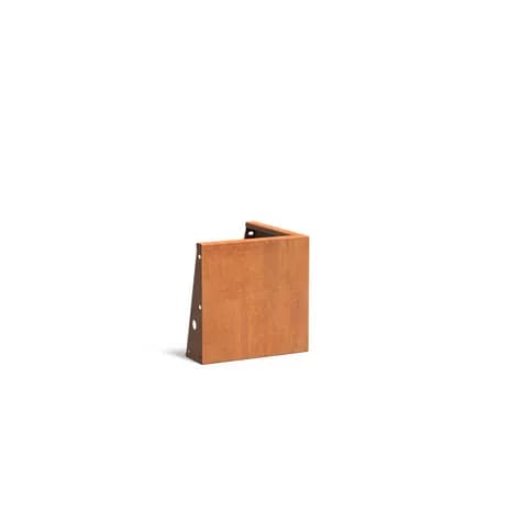 Mur de soutènement 500 angle Acier corten
