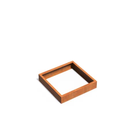 CARREZ Sans fond Acier corten
