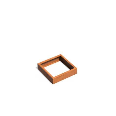 CARREZ Sans fond Acier corten