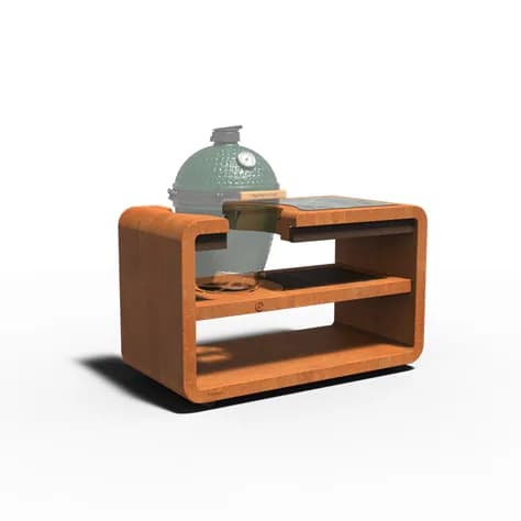 STATION KAMADO Acier corten