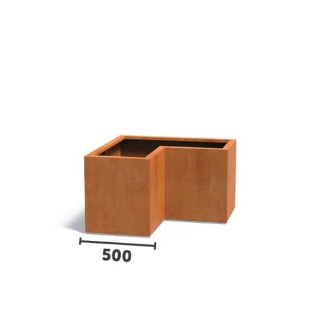L-forme Acier corten