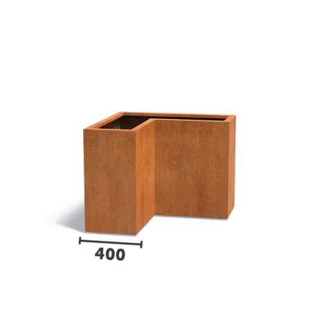 L-forme Acier corten