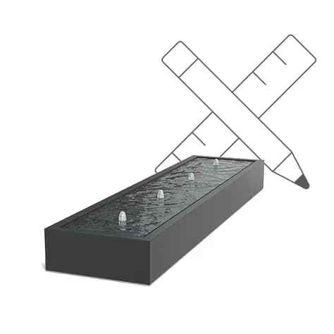 Tables d'eau standard Aluminium
