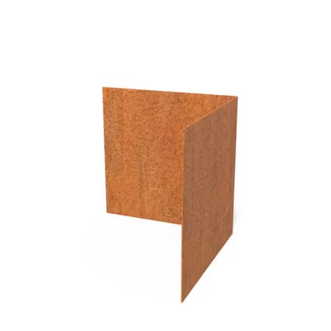 Bordure de jardin angle supperieur droit  Acier corten