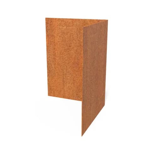 Bordure de jardin angle supperieur droit  Acier corten