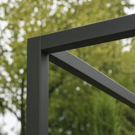Pergola U-forme Acier enduit