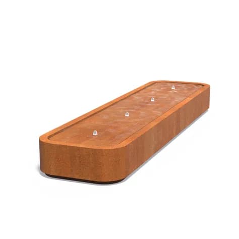 Tables d’eau premium Acier corten