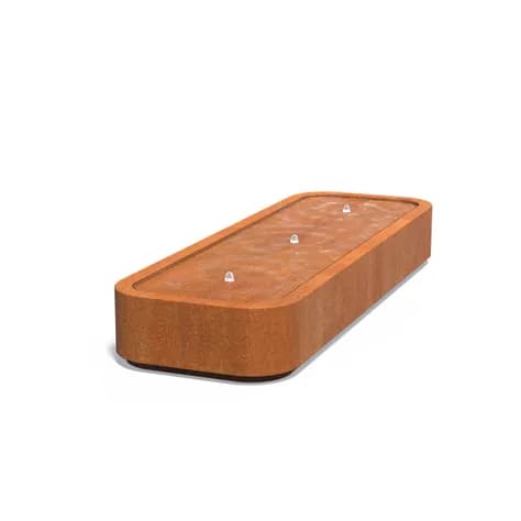 Tables d’eau premium Acier corten