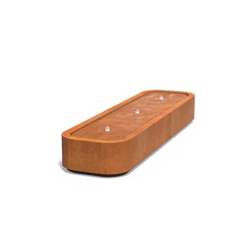 Tables d’eau premium Acier corten