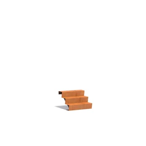 Escaliers Acier corten