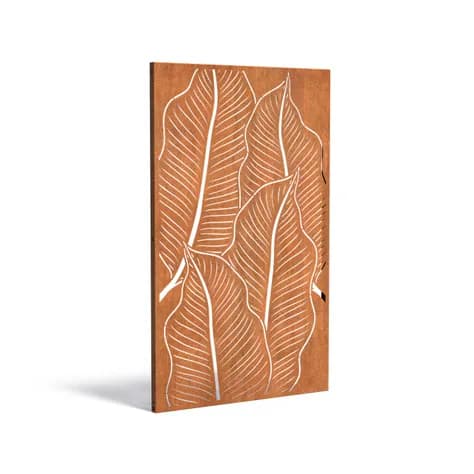 Panneau Géométrique Acier corten