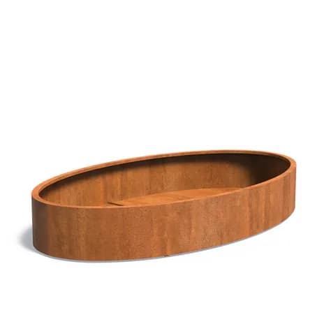 ELLIPSE avec fond Acier corten