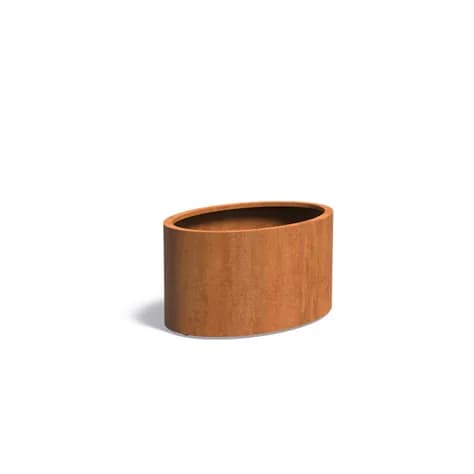 ELLIPSE avec fond Acier corten