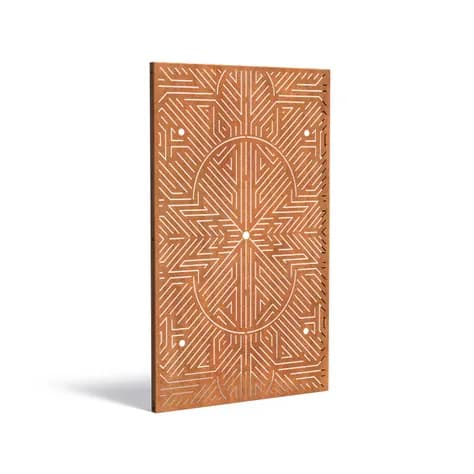Panneau Géométrique Acier corten