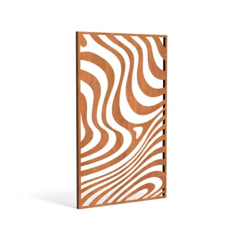 Panneau Géométrique Acier corten