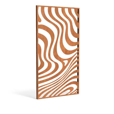 Panneau Géométrique Acier corten