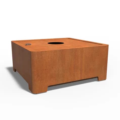 CARREZ treehub Air-Pot  Acier corten