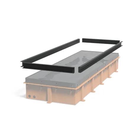 Profilé en U pour bassin réfléchissant Aluminium