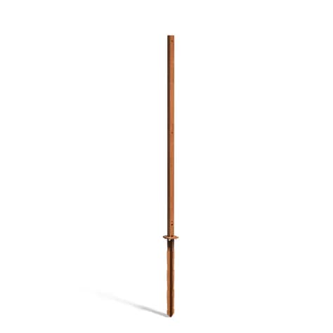 Poteau intermédiaire Acier corten