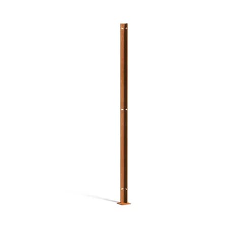 Poteau d'angle Acier corten