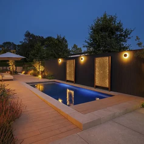 Panneau Géométrique Acier corten