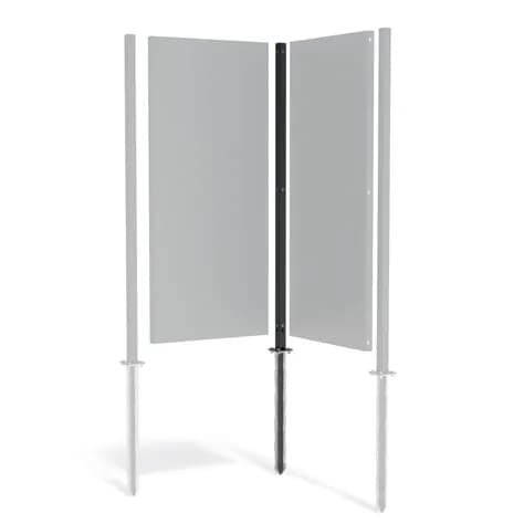 Poteau d'angle Acier enduit