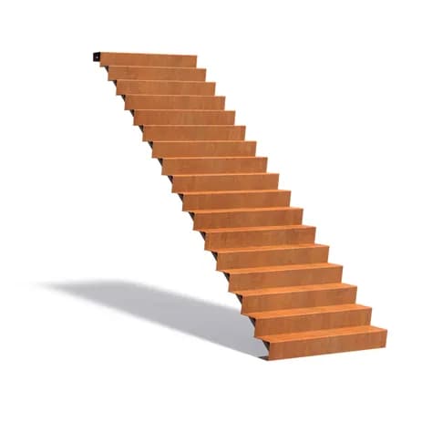 Escaliers Acier corten