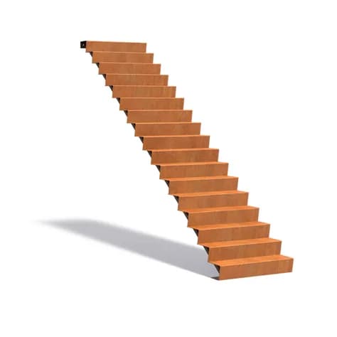 Escaliers Acier corten