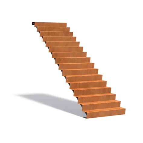 Escaliers Acier corten