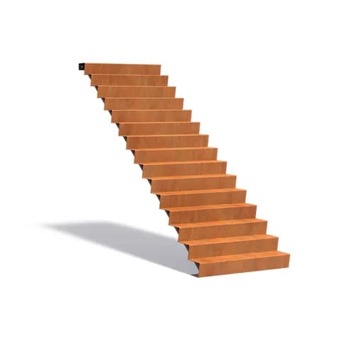 Escaliers Acier corten
