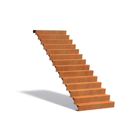 Escaliers Acier corten