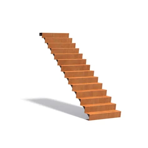 Escaliers Acier corten