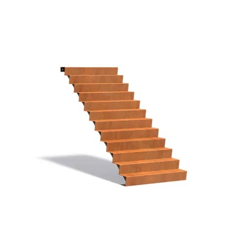 Escaliers Acier corten