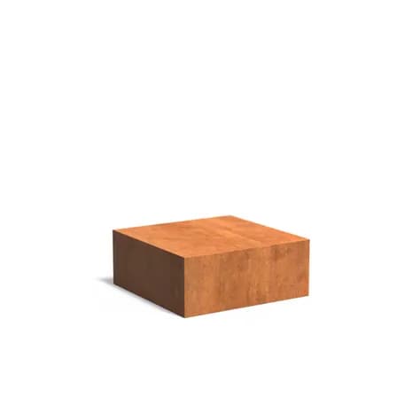 Socle Acier corten