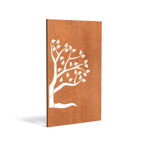 Panneau Abstrait Acier corten