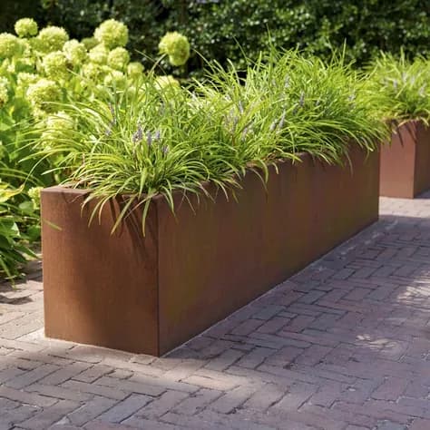 CARREZ avec fond Acier corten