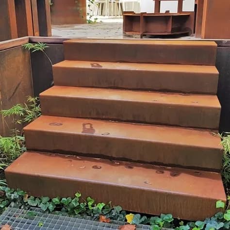 Escaliers Acier corten