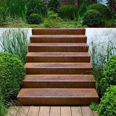 Escaliers Acier corten