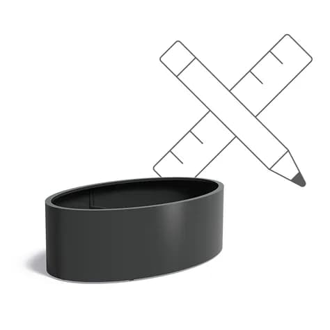 ELLIPSEwith bottom Aluminium