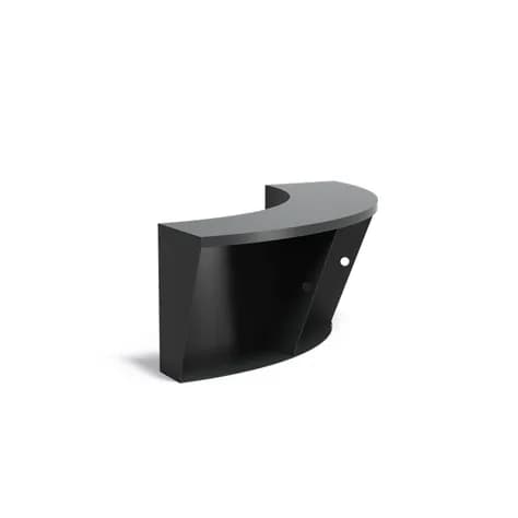 Mur de soutènement 600 avec bord supérieur large courbe Aluminium